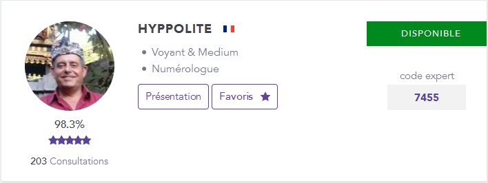 Hyppolite voyant numérologue médium