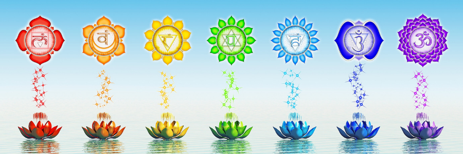 les 7 chakras du corps humain