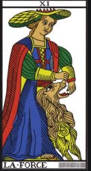 signe lion tarot marseille